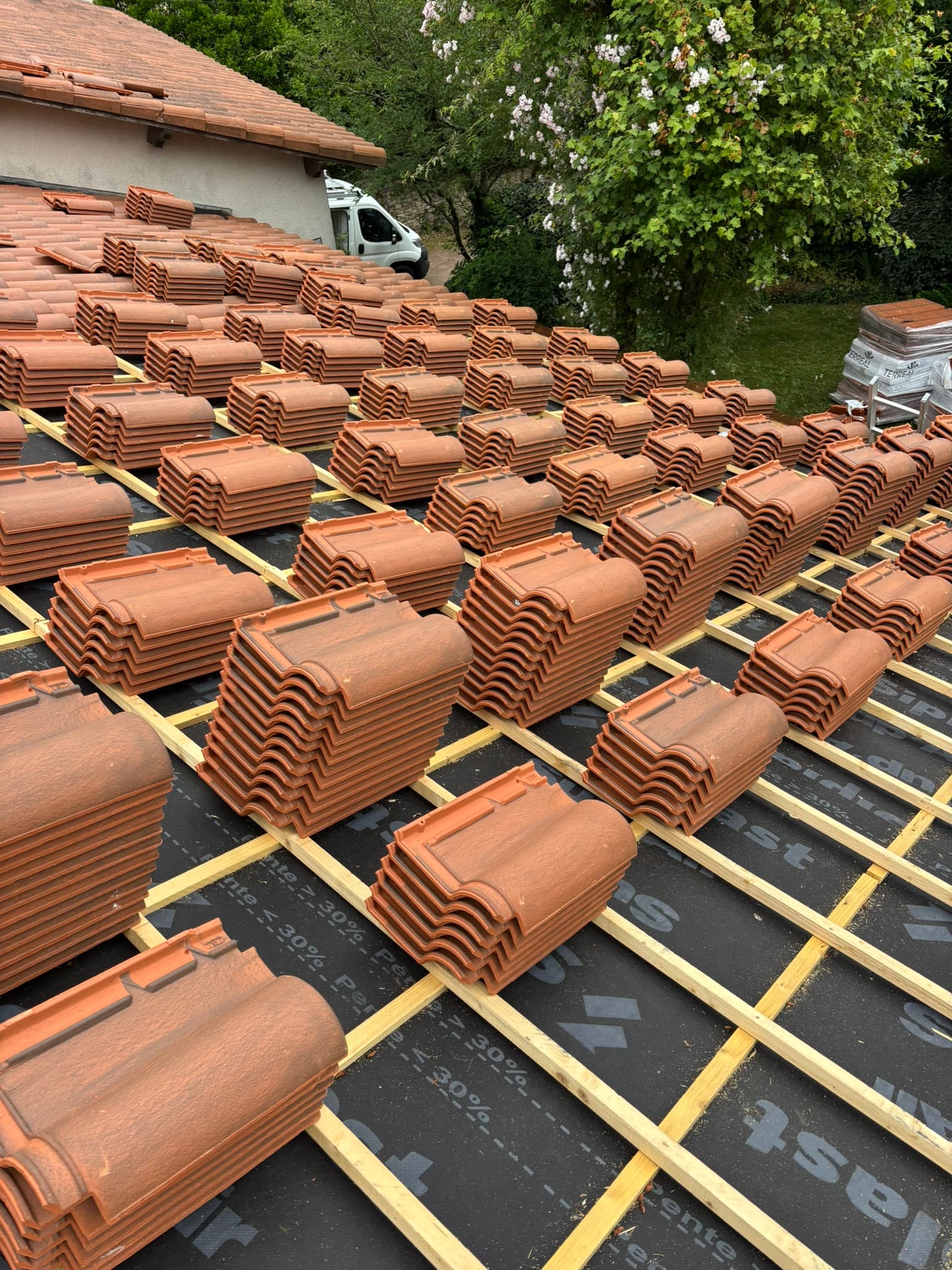 Illustration couverture de toit